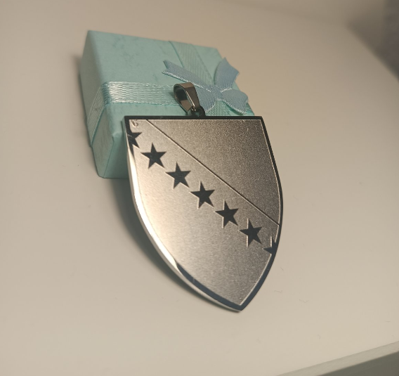 Privjesak za lanac grb BiH