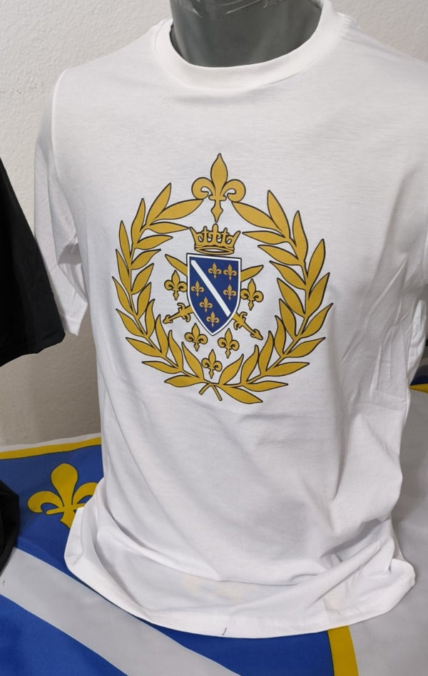 Bijela majica sa grbom Armije RBiH i vijencom