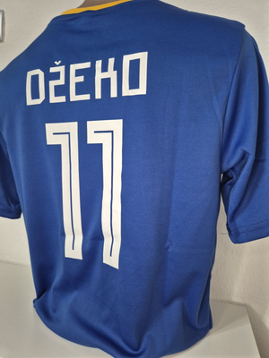 Svijetlo plavi dres EDIN DZEKO sa ledja