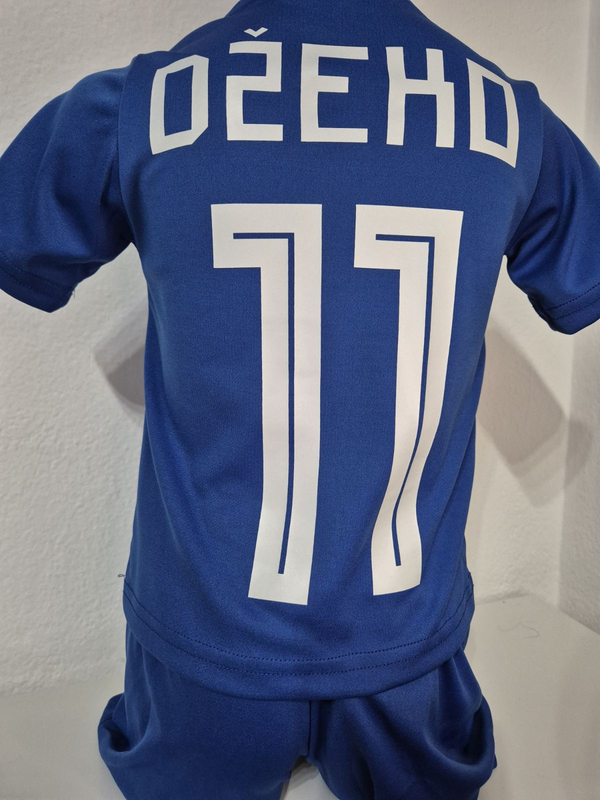 Djeciji svijetlo plavi dres EDIN DZEKO ledja