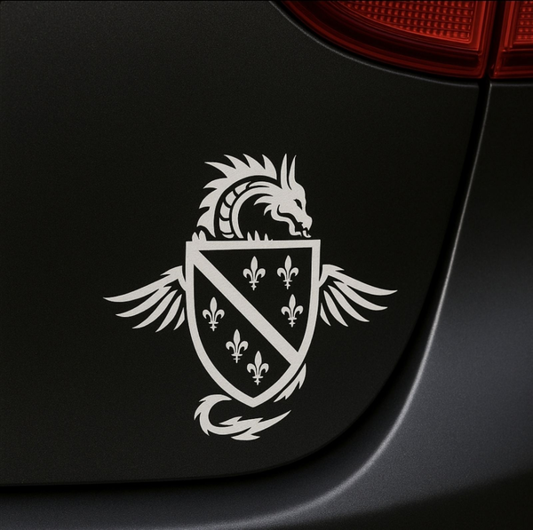 Stiker Ljuti Krajisnici bijele boje
