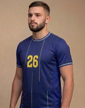 prednja strana plavog dresa mahmic