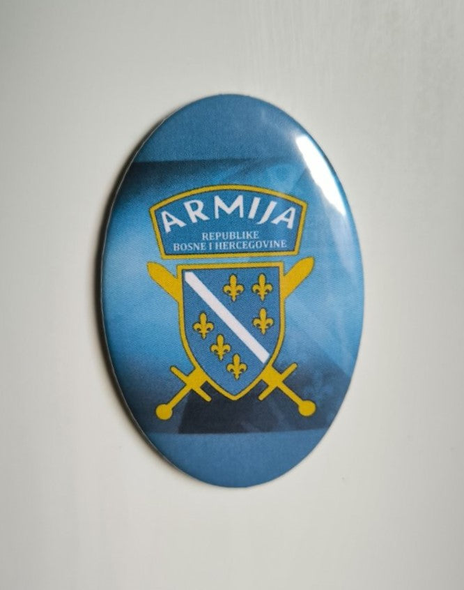 magnet Armije RBiH u obliku ovala