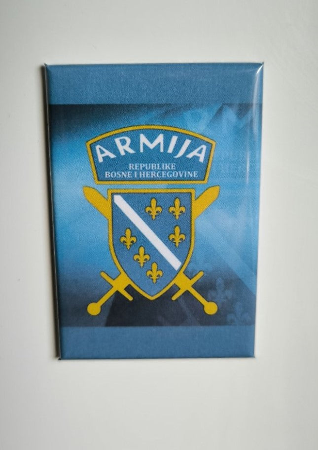 magnet Armije RBiH u obliku pravougaonika