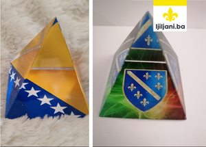 2 staklene piramide Ljijana i Bosne i Hercegovine