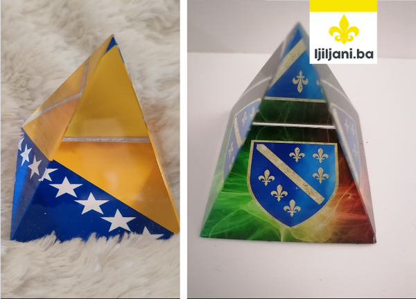 2 staklene piramide Ljijana i Bosne i Hercegovine