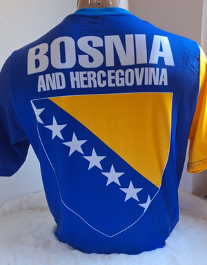 ledja majice sa grbom BiH i natpisom Bosnia and Herzegovina