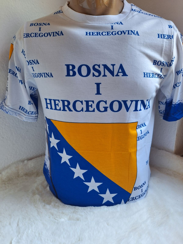 Majica Bosna i Hercegovina bijele boje