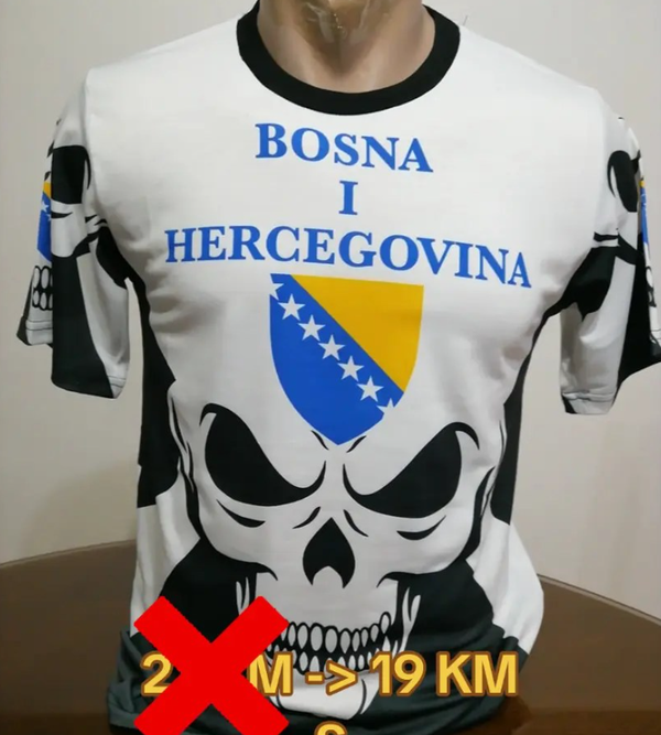 Majica Bosna i Hercegovina - S 3XL 128 140 152 164 176