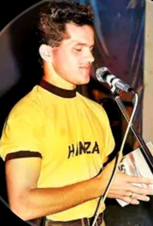 Izet Nanic u majici HAMZA