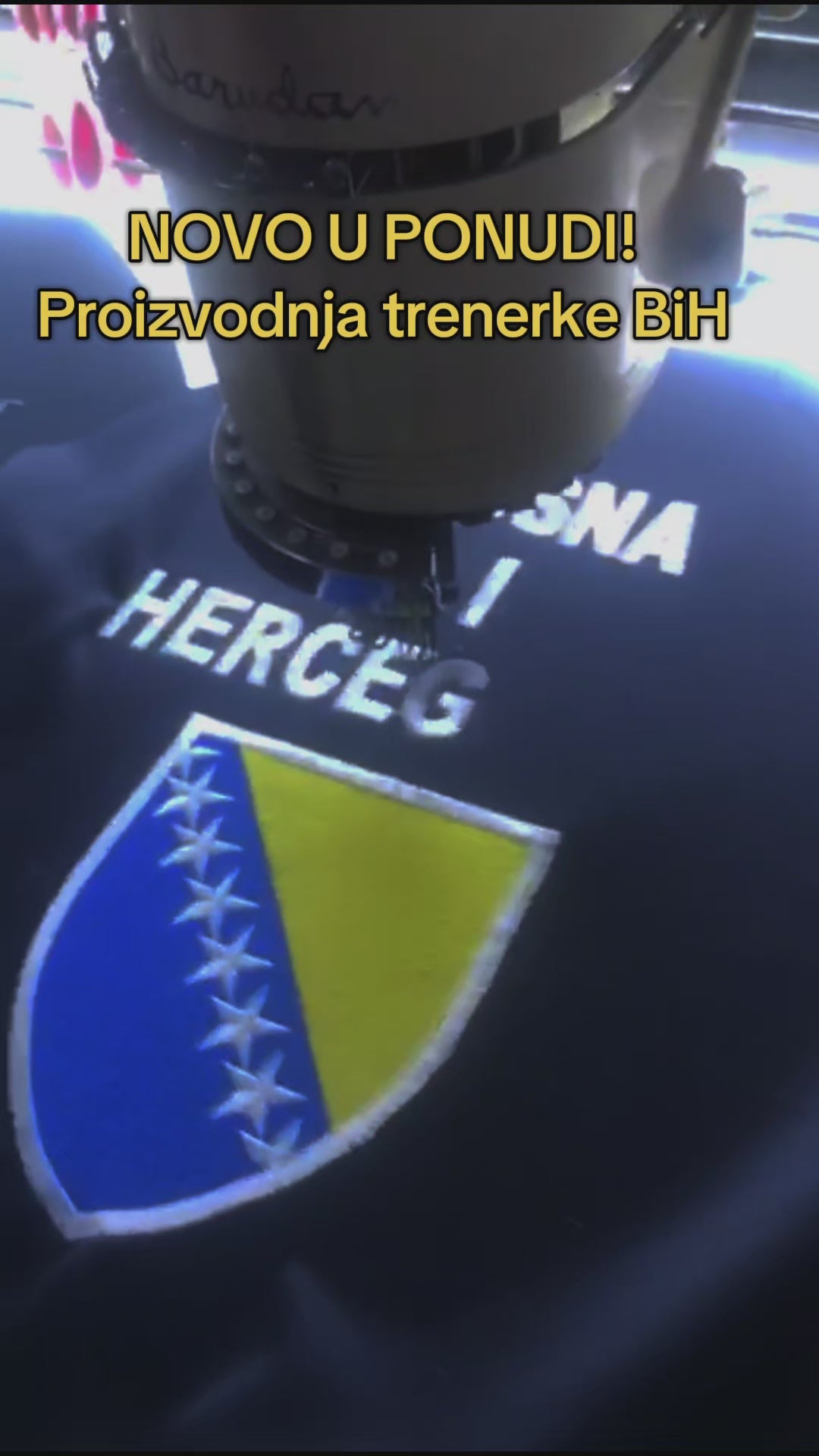 Proizvodnja trenerke BiH