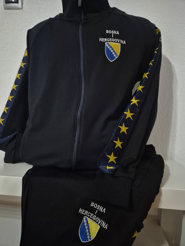 Tamno pava trenerka Bosna i Hercegovina sa prednje strane