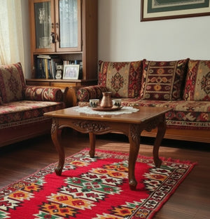 Tradicionalni bosanski cilim u straroj bosanskoj kuci